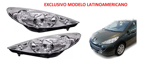 Par Faro Peugeot 207 Latino 2008 2009 2010 2011 2012 2013