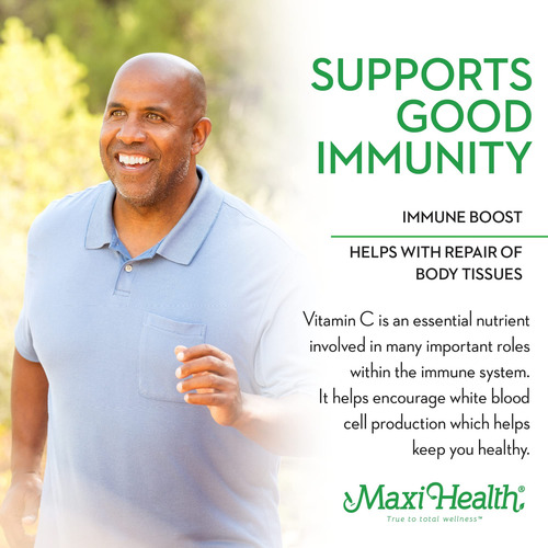Maxi Health Vitamina C 1000 Mg Tabletas 250