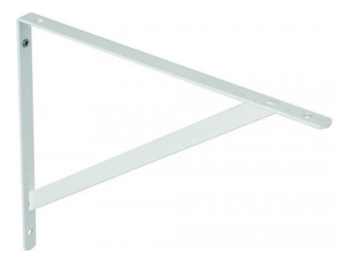 Suporte P/prateleira Branco Mão Francesa 30cm 6126 - Bemfixa