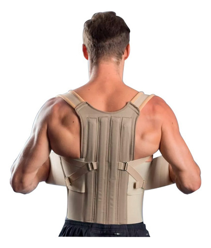 Corrector Postura Fajadorso Lumbar Sacro Ortopedica Unisex