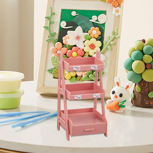 Soporte De Planta En Miniatura A Escala 1:12, Rosa