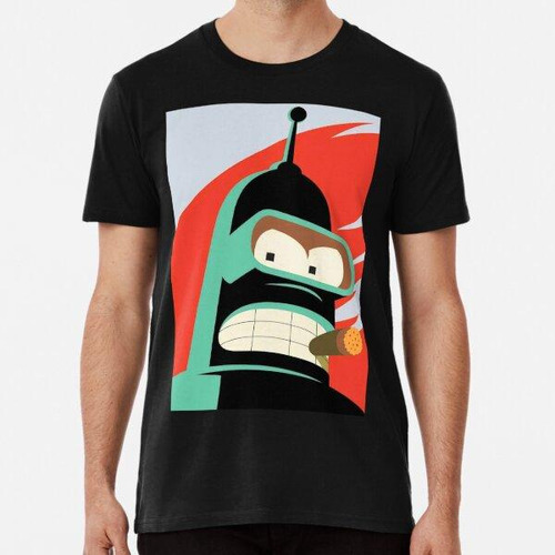 Remera Arte Futurama Bender Algodon Premium