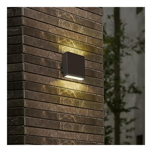 Lámpara Led Exterior, Lámpara De Pared, Ip 44, Luz Cálida