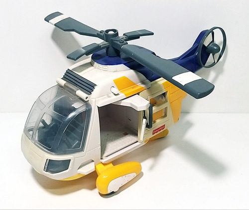 Brinquedo Fisher Helicóptero Imaginext Antigo Usado