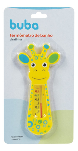 Termômetro De Banheiro Bebê Girafa Flutua Na Água Buba Baby