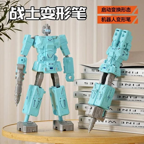 Pack 4 Lapiceros Robot Transformer En Colores (inc/envio)