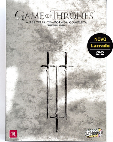 Box Dvd Game Of Thrones 3ª Temporada Original Novo Lacrado