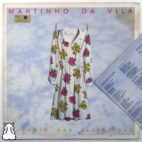 Lp Martinho Da Vila O Canto Das Lavadeiras Vinil Com Encarte