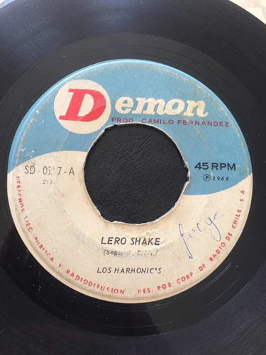 Vinilo Single De Los Harmonic's Lero Skake (x61