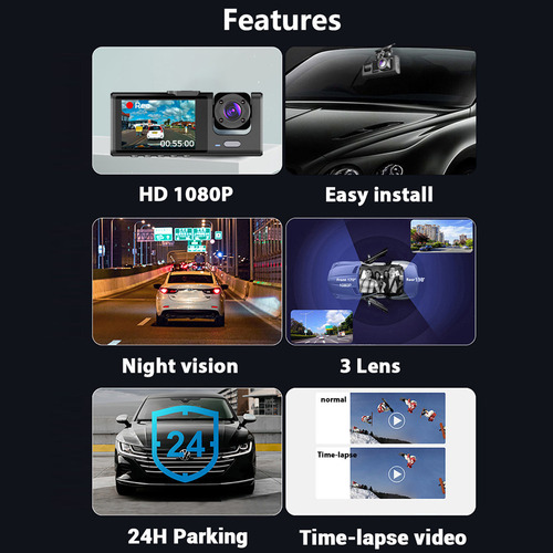 Car Camera Wifi Video Recorder Auto Mirror