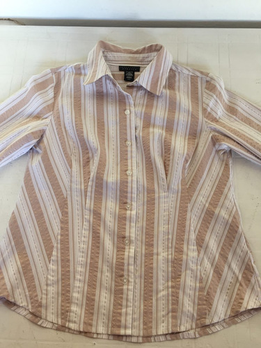 Camisa Beige Y Blanca Talle S Impecable!!!