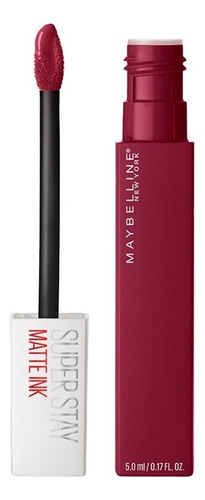 Labial Maybelline Matte Ink Coffe Edition SuperStay color front runner