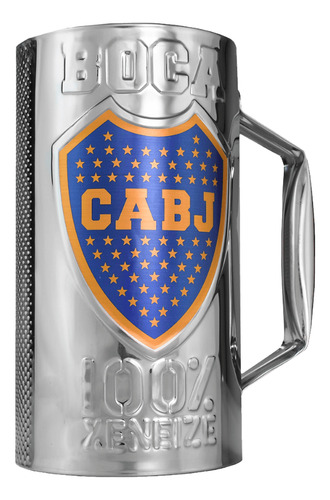Vaso Güira River/boca/branca Premium 1l. Interior Aluminio. Boca