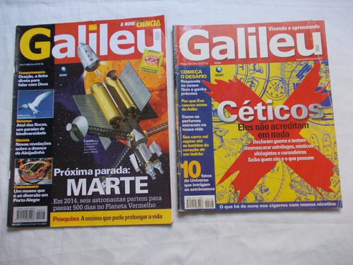 Kit De 2 Eds. Galileu - Céticos E Próxima Parada: Marte