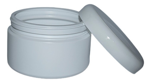 600 Frasco Tarro Pomadero 300 Ml Gr Estético Plástico Blanco