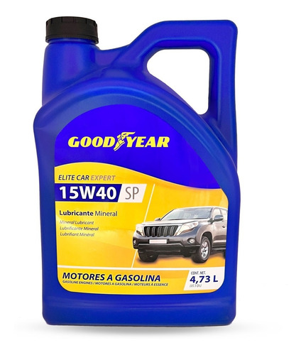 Aceite Mineral Lubricante Motor Goodyear 4.73 L Elegir Tipo