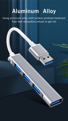 Adaptador P/ Laptop Hub Usb 3.0 Tipo C De Alta Velocidad 1 P
