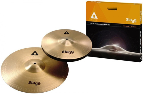 Set De Platillos Stagg Hi Hat 13 Crash 16 Axaset