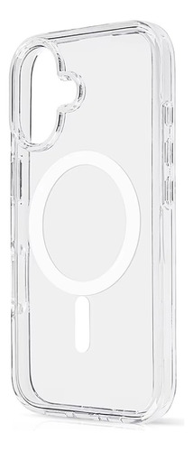 Capa Magnetica Para iPhone 16 Plus Clear Fibra Capacete