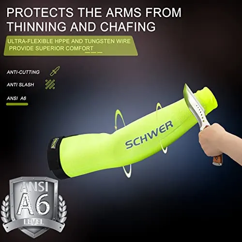 Mangas Schwer Ansi A6 Resistentes A Cortes, Brazo Protector