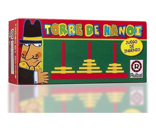 Torre De Hanoi Juego De Ingenio Ruibal El Original