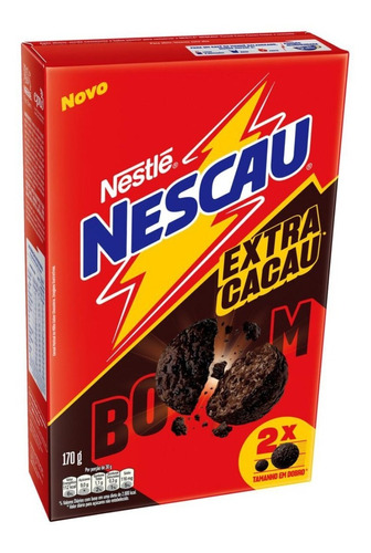 Cereal Matinal Nescau Ball Extra Cacau Nestlé Caixa 170g