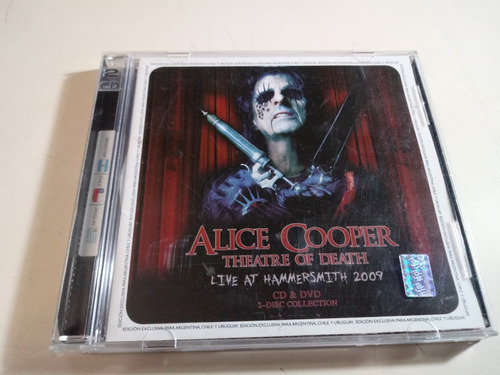 Alice Cooper - Theatre Of Death , Live - Cd + Dvd Ind. Arg 