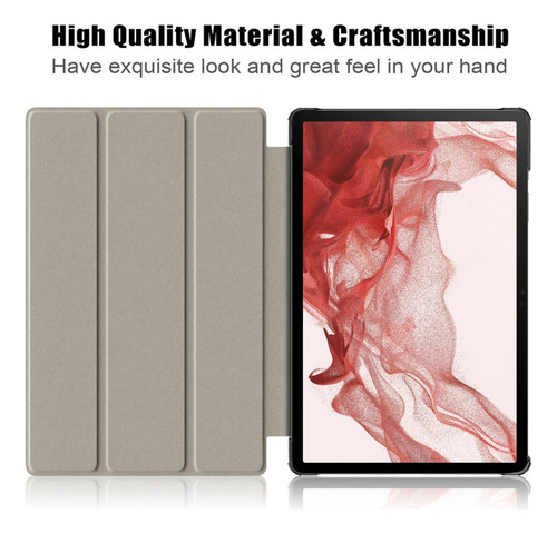 Funda De Tableta Inteligente Rosa Dorada For Galaxy Tab S9+