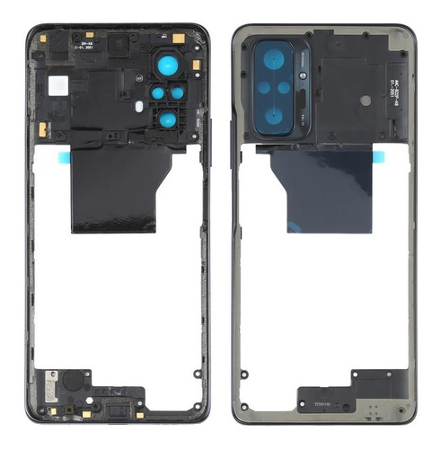 Carcaça Aro Frame Para Xiaomi Redmi Note 10 Pro Preto