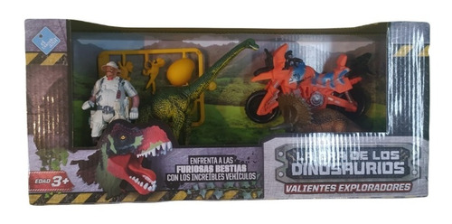 Playset Dinosaurio Valientes Exploradores Fibro