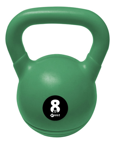 Pesa Rusa / Kettlebell 8 Kg Plastica Quuz Rellena