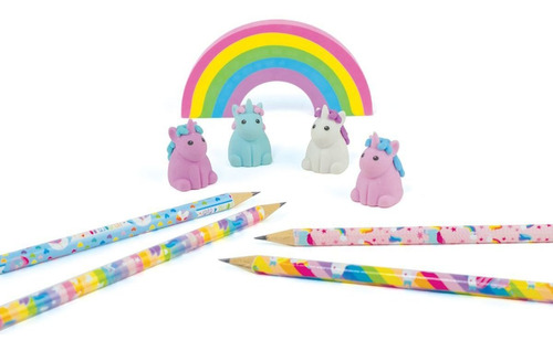 Ooly Gomas En Forma De Unicornio Y Arcoiris Set De 5/112-082