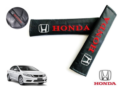 Par Almohadillas Cubre Cinturon Honda Civic 2012