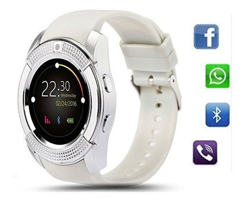 Smart Watch Bluetooth V8 Ronda Visualizacion Tactil Ips Sim