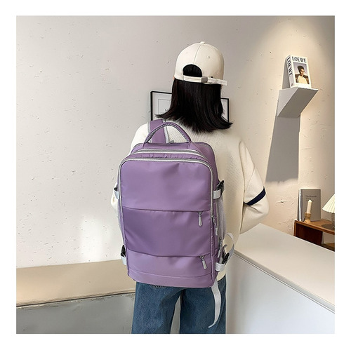 C Mochila De Viaje Multifuncional Grande Impermeable Para