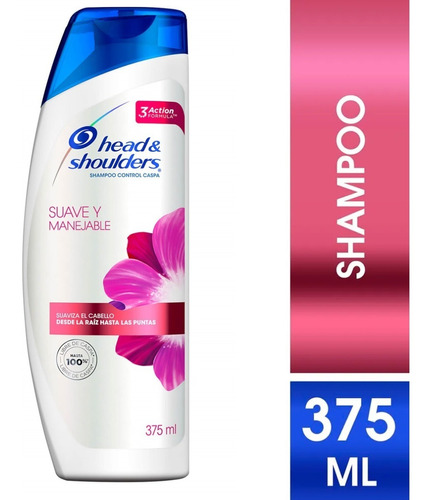 Head & Shoulders Suave Y Manejable 375 Ml Shampoo 