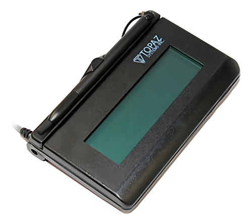 Topaz T-l462-b-r Lcd 1x5 Signature Capture Pad Conexión No