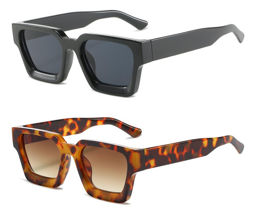 Lentes De Sol Cuadradas For Mujer Hombres Gafas De Sol