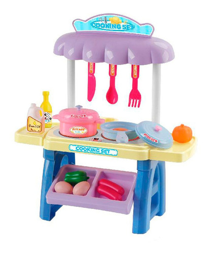 Mini Cocina De Juguete Accesorios Niño Juego Cocinero Chef