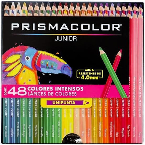 Lápices De Colores Prismacolor Jr 48 Piezas Unipunta 4 Mm