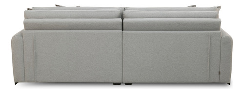 Sofá Cama Retrátil 3 Lugares 210cm Lee Linho Cinza Urano