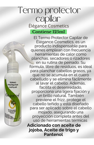Kit Élégance Cosmetics Hidratante Bifásico + Termo Protector