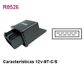 Relay De Accesorios 12v 9 Terminales Peugeot 306 D