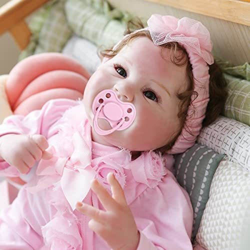 Angelbaby 22inch Reborn Baby Dolls Soft Silicone 85y7i