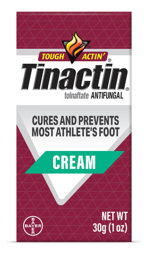 Crema Antimicótica Tinactin Athle's Foot 30 G Con Tolnaftato