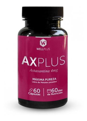 Ax Plus (astaxantina) 60 Cápsulas