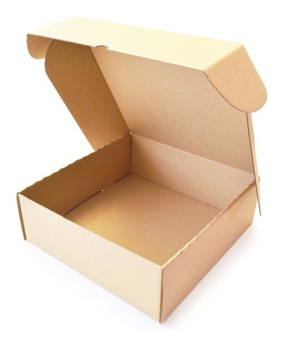 10 Mailbox Caja De Envios Carton Kraft 26x26x7 Uber Eats