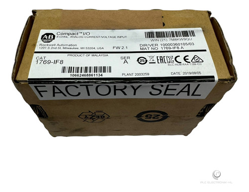 Allen Bradley 1769-if8 Modulo De Entrada Analogica Original