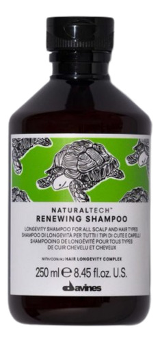 Shampoo Sin Sal Para Todo Cabello Davines Renewing 250 Ml