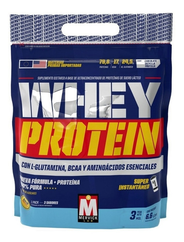 Whey Protein Mervick 3kg Proteina De Suero Oferta 